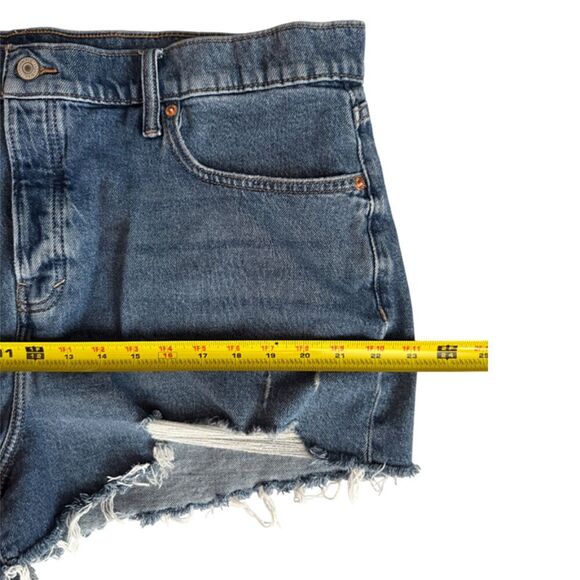 Lucky Brand Ripped Blue Jean Denim Shorts Size 18 - Picture 12 of 15